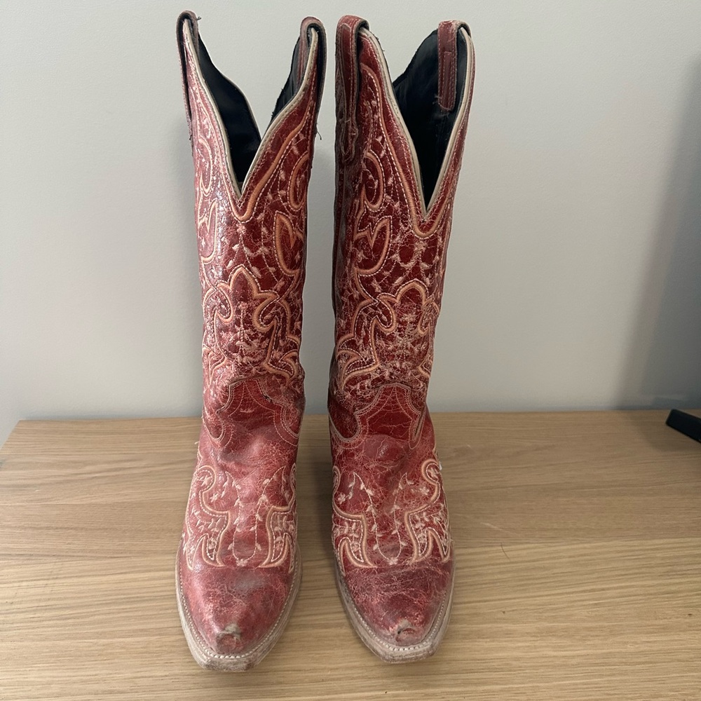 Boot Barn Red Stich Cowgirl Boots